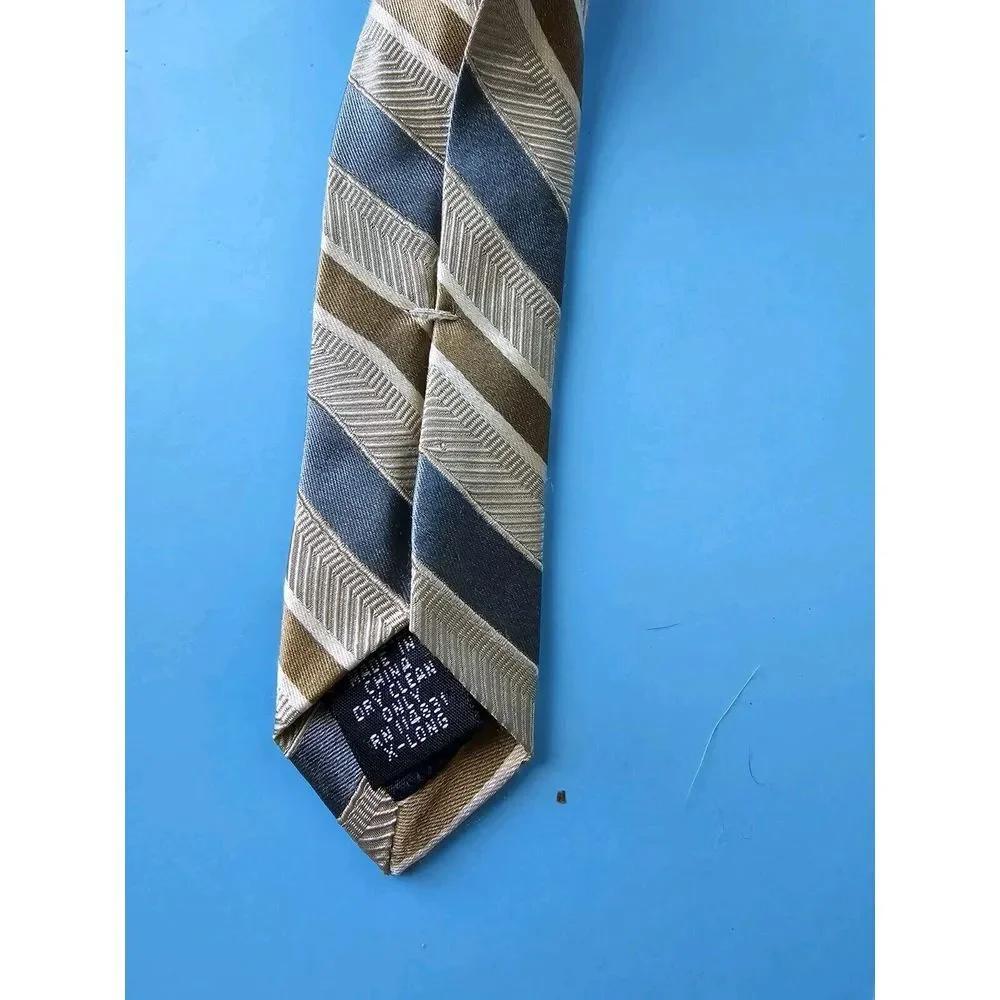 Paul Dione‎ Diagnol Stiped Tie  Silk